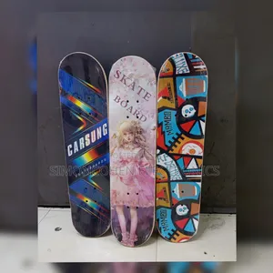Graphic Long Skate Board With Grip Tape
78cm Long