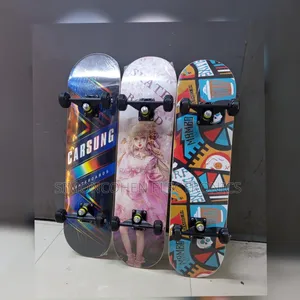 Graphic Long Skate Board With Grip Tape
78cm Long