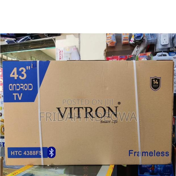 Vitron 43" Smart Android Frameless With Bluetooth - thumbnail 2