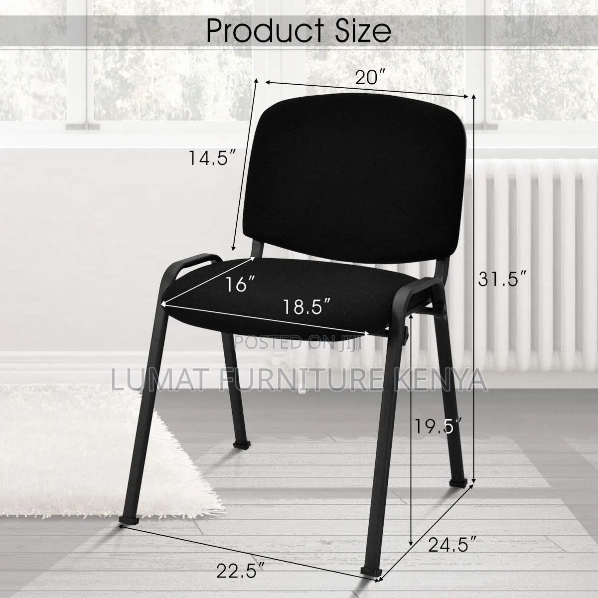 Comfortable Fabric Stackable Tosca Chair – Office/Events