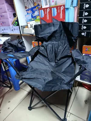 Camping Chair Foldable Black
