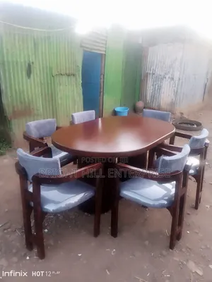 Ever Shiny Modern 6 Seater Dining Tables