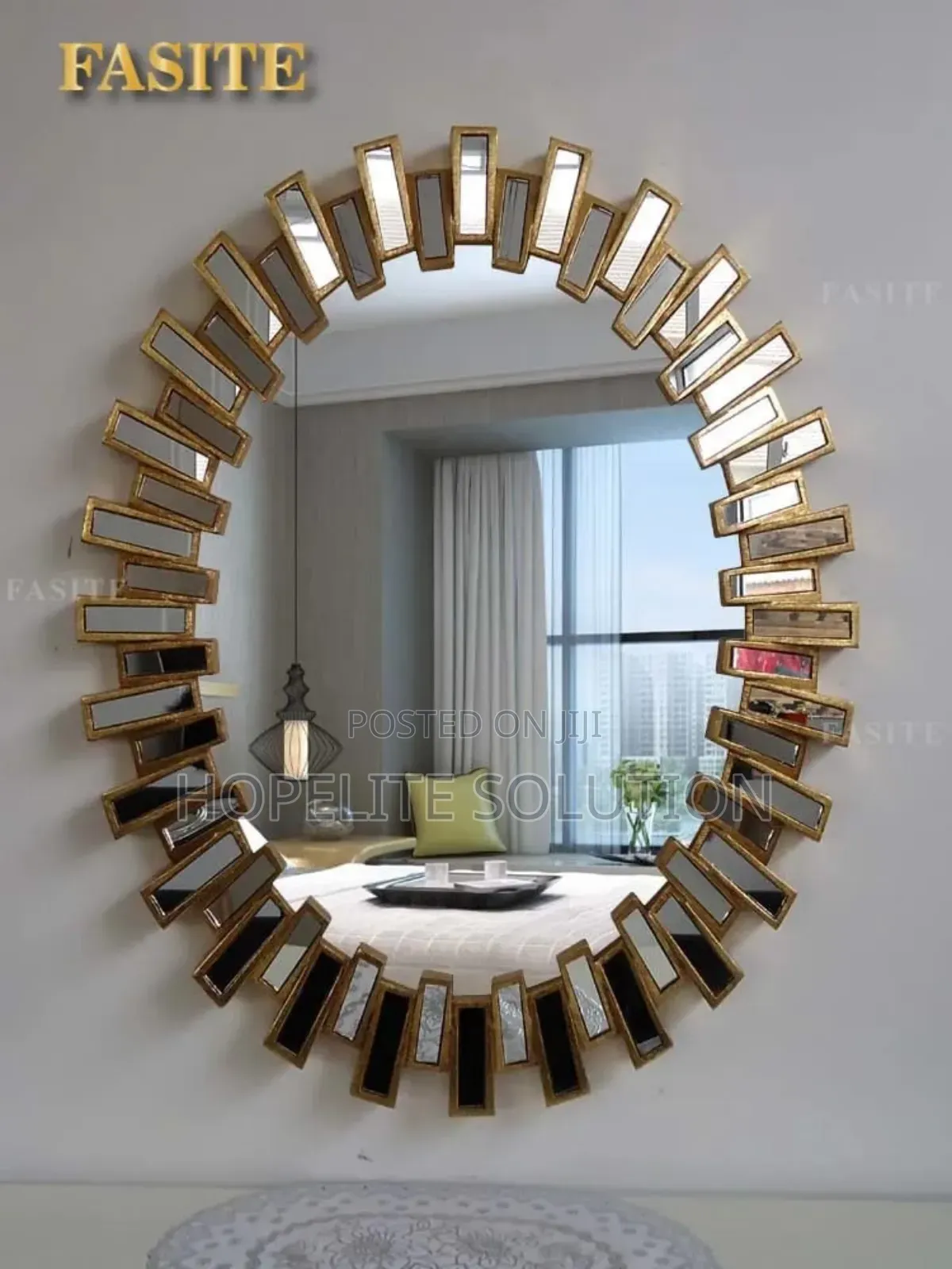 Sunburst Wall Decor Mirror