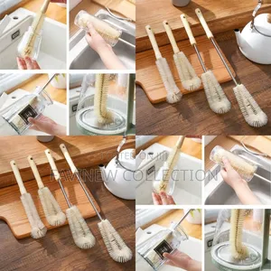 4pcs Long Bottle Cleaning Brushes