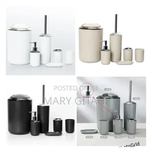 Multicoloured 6pcs Bathroom Accessories Set