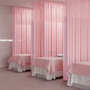 Pink Hospital Curtains Curtains Environmental Friendly