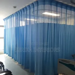 Blue Hospital Curtains Curtains Environmental Friendly