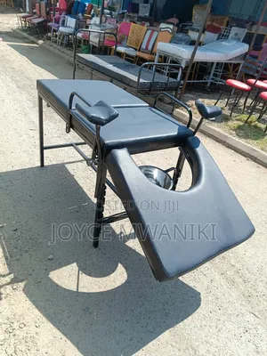 Black Leather Delivery Bed ,