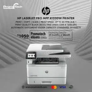 Hp Laserjet Pro MFP 4103dw Printer