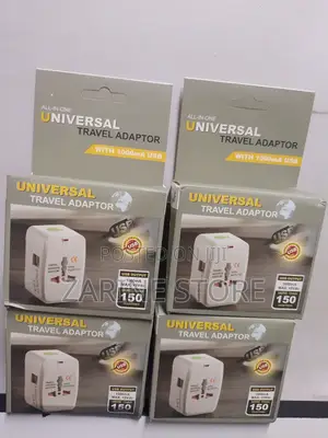 All in One Universal Travel Adaptor 1000mah Maximum +5volts Dc