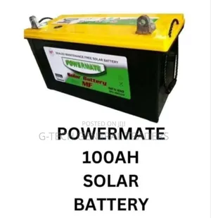 Powermate 100ah Solar Battery 12v Power Output