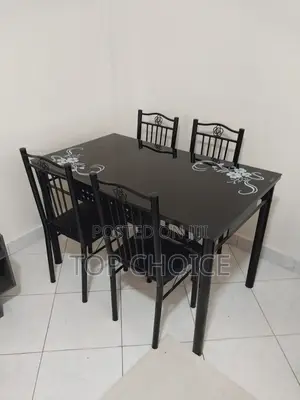 Pure Black Dining Set