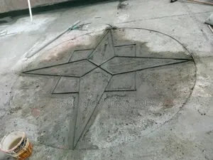 White Cement Terazzo Floor