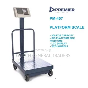 Premier Pm 407 300kg Commercial Platform Scale With Guard