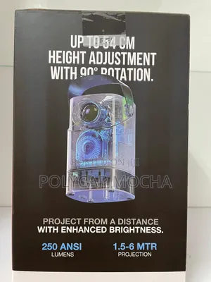 Green Lion Pluto Portable Projector – White