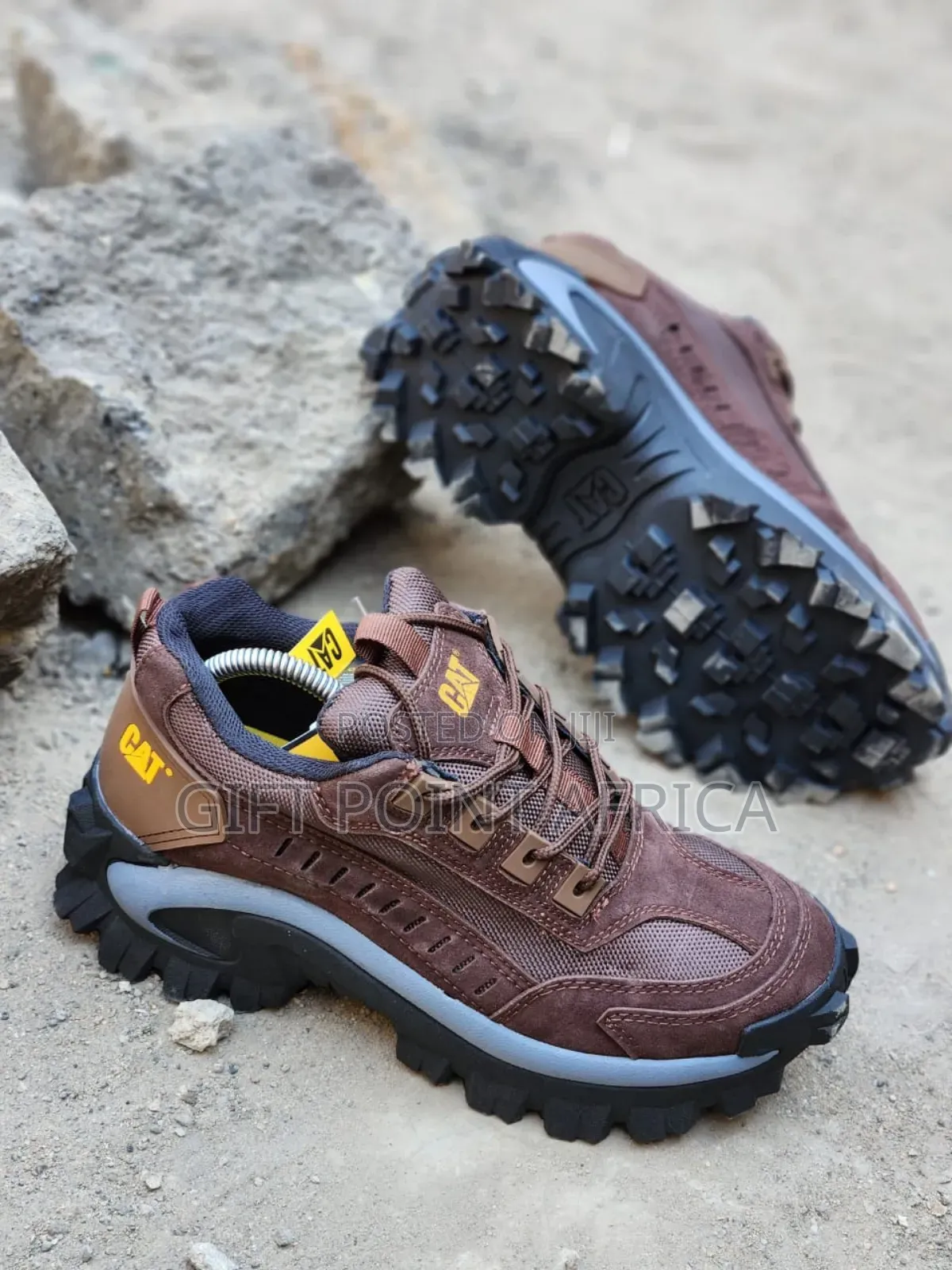 Coffee Brown Cat Sneakers
