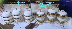 3 PCS Deco Canister 
Ceramic