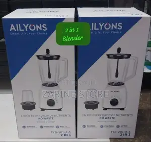 2 in 1 Blender Ailyons With Grinder
