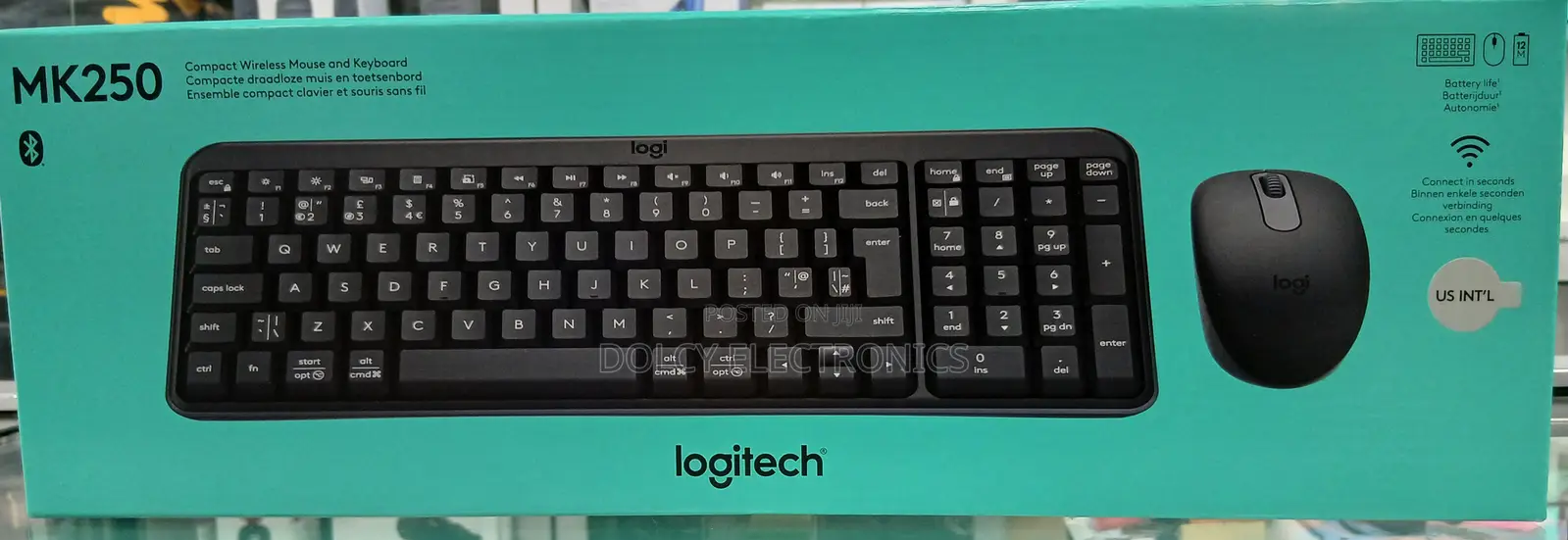 Logitech Mk250 Bluetooth Wireless Mouse And Keyboard