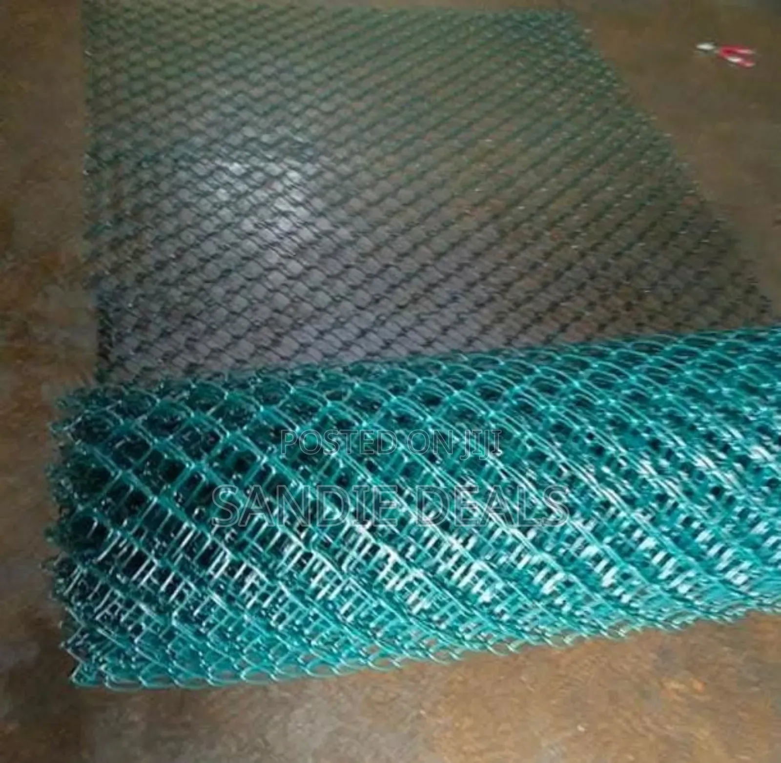 Green PVC Coated Chain Link