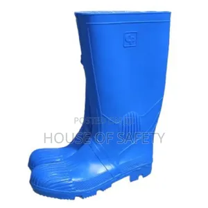 Blue and Green Heavy Duty Lightweight Gumboots