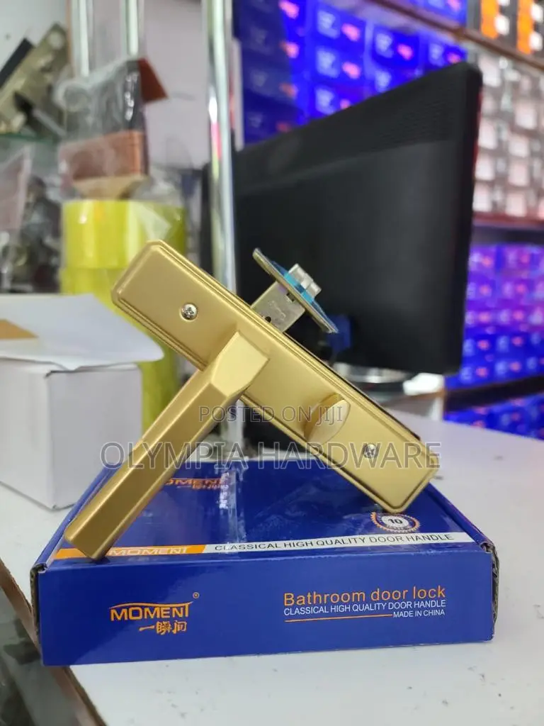 Bathroom Door Lock ( Gold) Moment