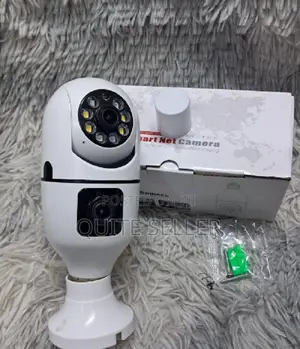 Smart Bulb 2 Lens Camera for Home Surveillance With Hd Monitoring
