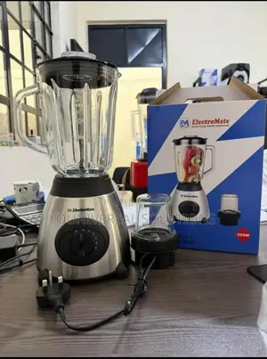 2 in 1 Blender With Glass Jar