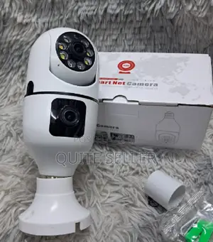 Affordable V380 Dual Lens PTZ Bulb Ip Night Vision Camera