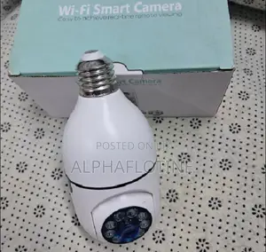360° Wifi Rotating Nanny's Camera Security Single Lens Bulb(Icsee App)