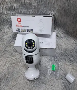 Dual Lens V380 PTZ Bulb Ip Night Vision Camera - Intelligent Real Time