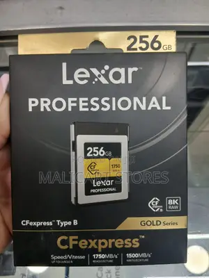 Lexar 256gb Professional Cfexpress Type B Gold Series Memory Card