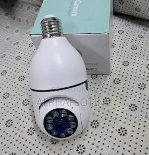 PTZ Bulb CCTV Wifi Ip Security Hd Camera Pan and Tilt