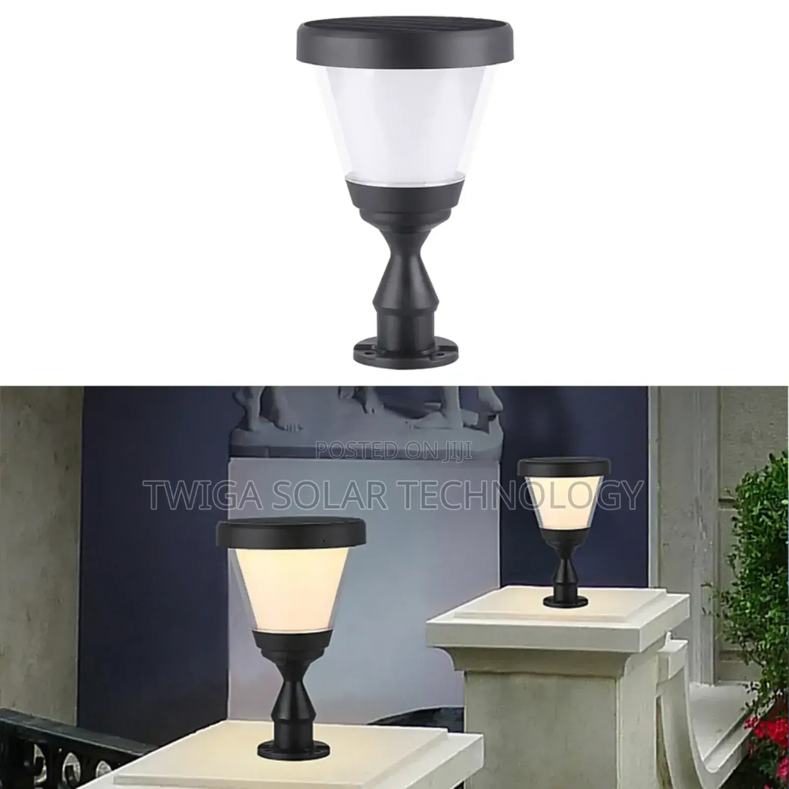 High Double Glass Solar Lights