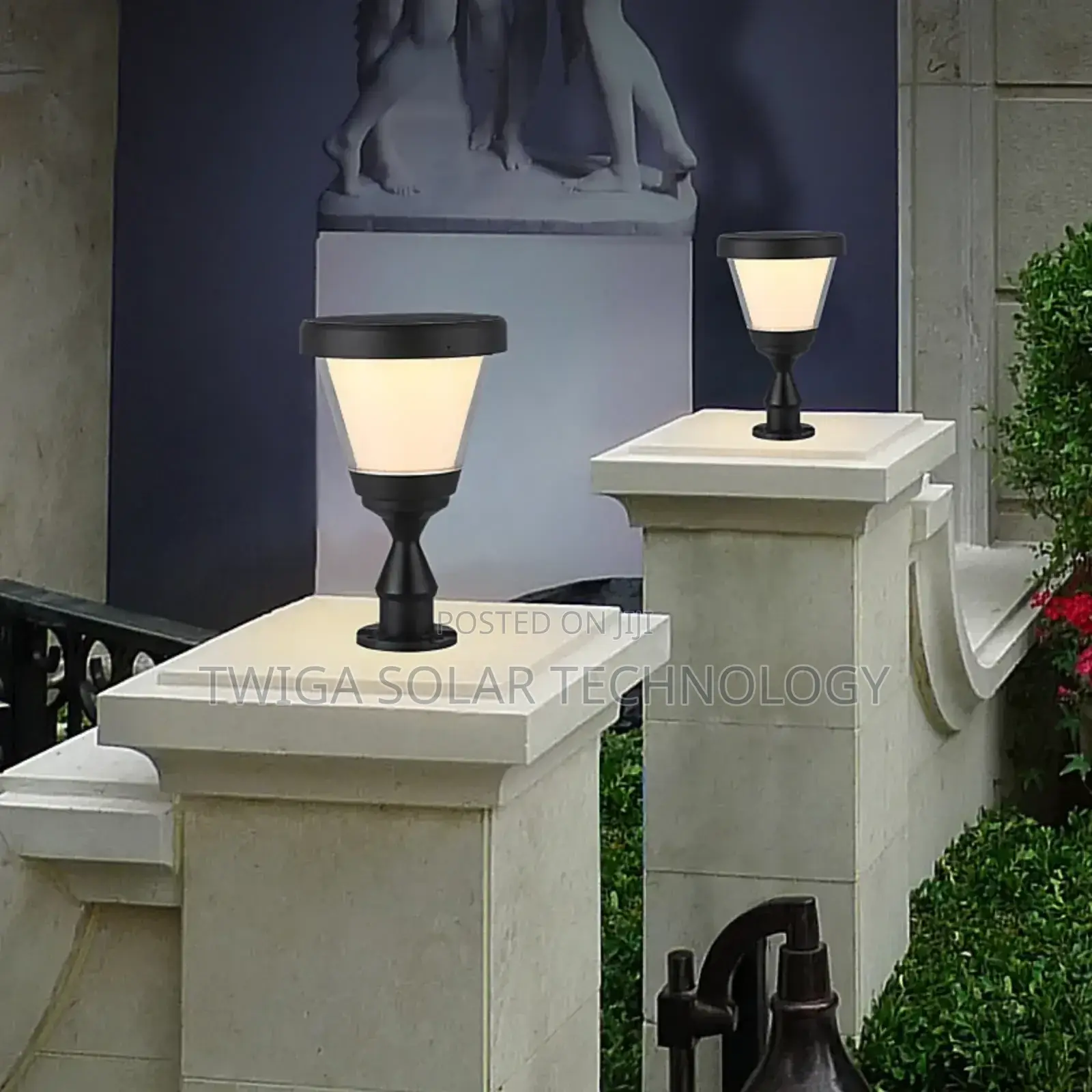 High Double Glass Solar Lights