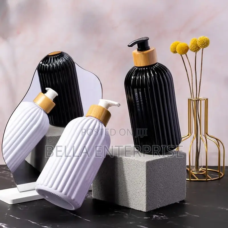 500ml Strip Soap Dispenser With Bamboo Pump
