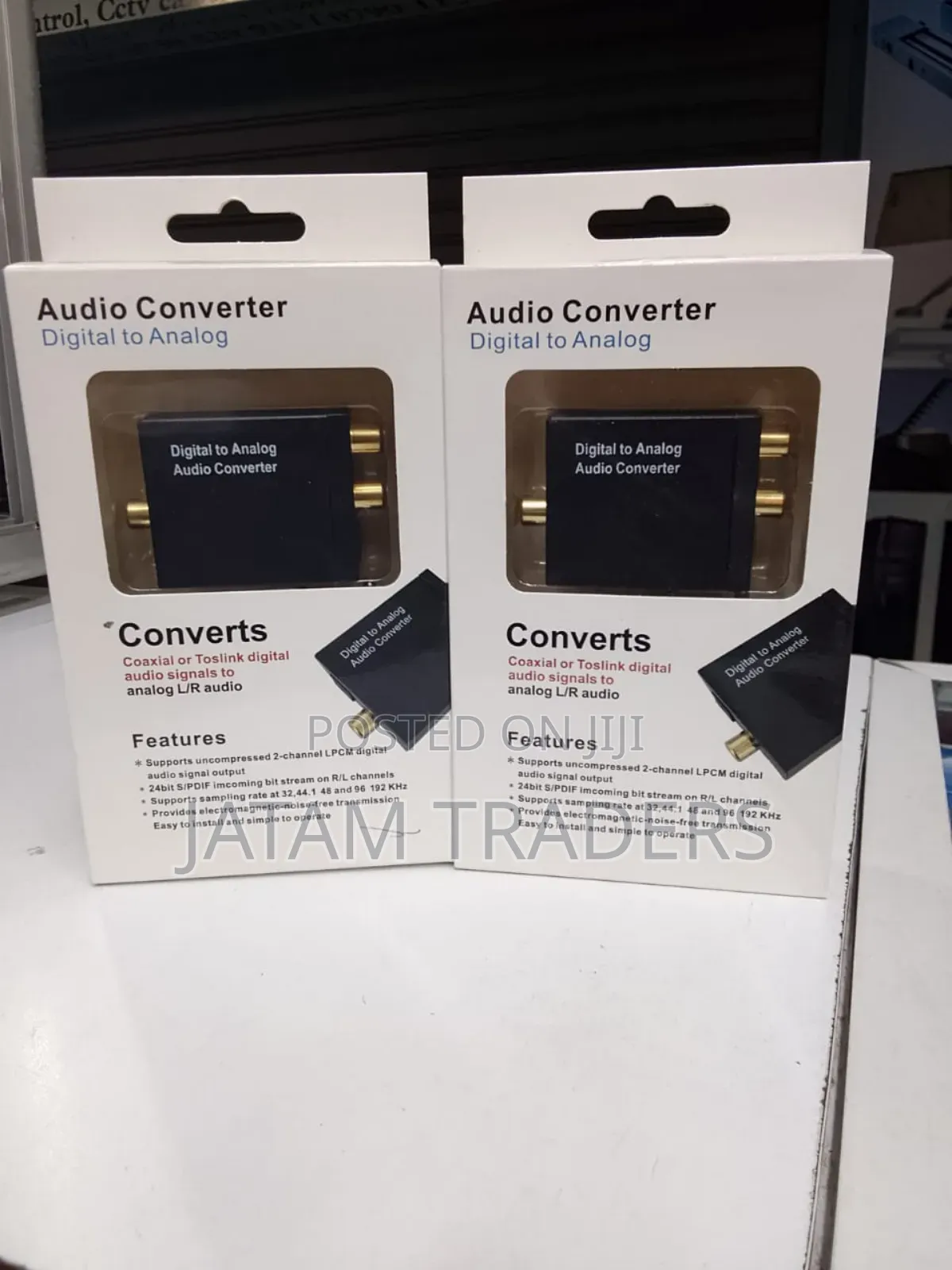 Audio Converter With Optical Cable