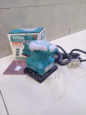 Total 240w Electric Palm Sander +5pcs Sand Paper