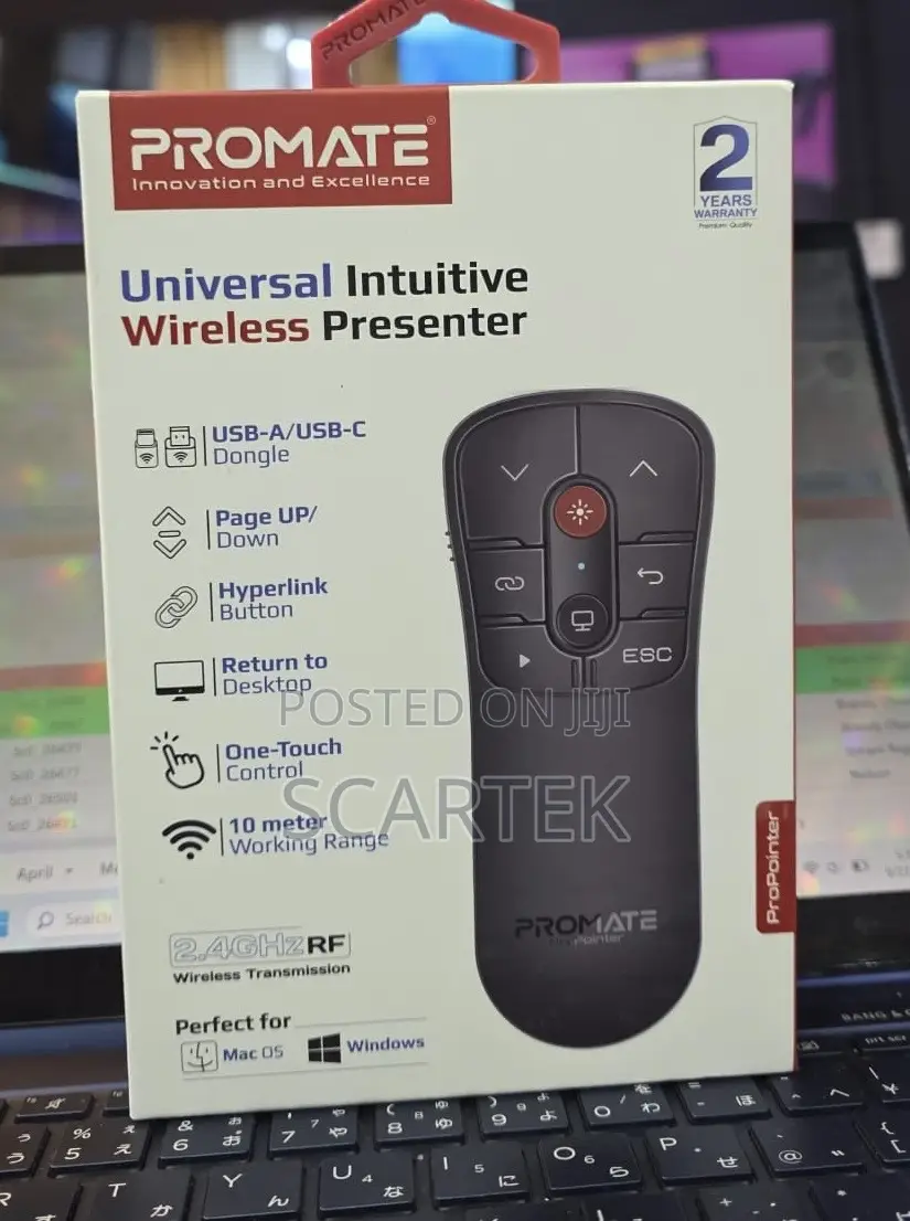 Promate Universal Intuitive Wireless Presenter
