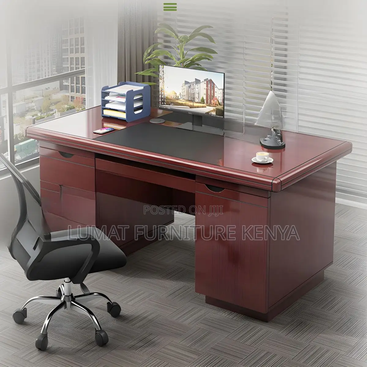 Spacious 1.4m Office Desk – Managerial Use