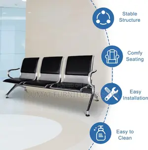 Normal Reception Waiting Bench With Cushion