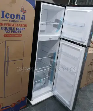 Icona 275 Litres, Double Door Fridge Non-Frost Top Freezer