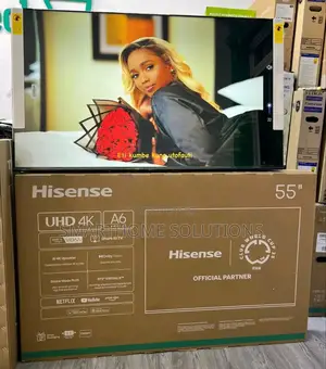 Hisense 55 Inch Uhd Smart Tv Frameless With Bluetooth