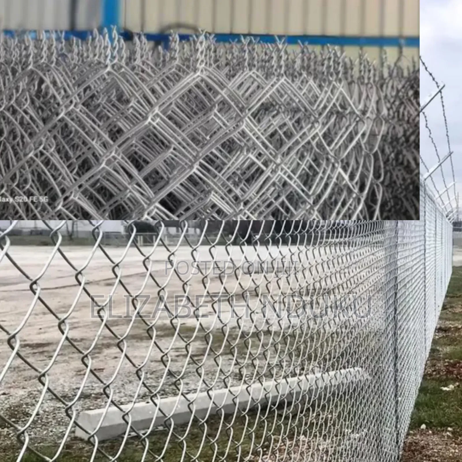 Rust Resistant 11g Chain Link 4ft