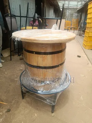High Bar Barrel Branded Table 