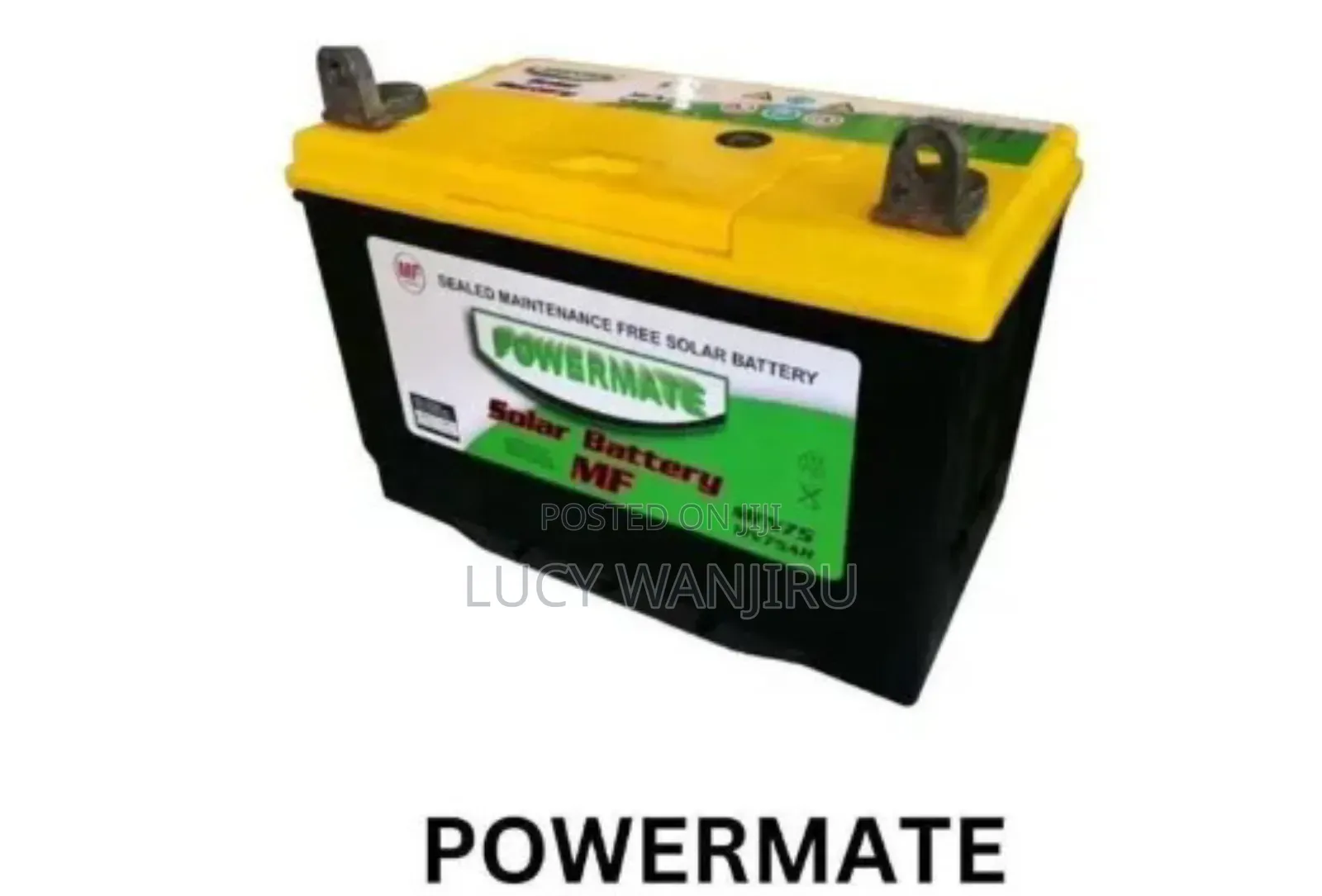 Powermate 75ah Solar Battery With 12v