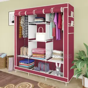 Wooden Wardrobe /Wood Wardrobe (135×45×170cm) - Organize in Style!