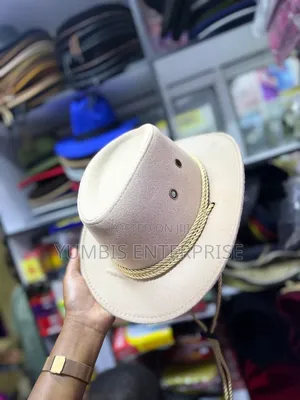 Beige Kids Cowboy Hat Kids Size
