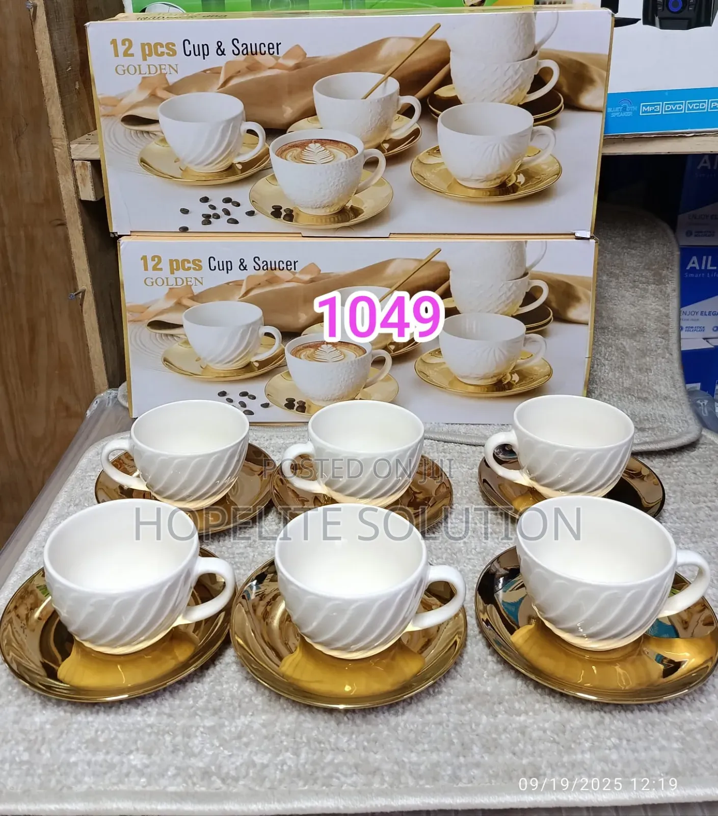 12pcs Cups and Saucer