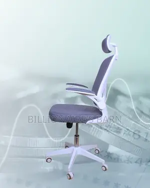 White Ergonomic Office Chair | Adjustable Lumbar Support